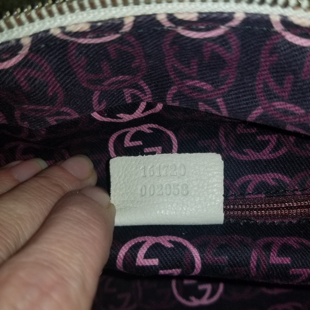 💌Gucci Off White Princy Boston Leather Handbag - Picture 8 of 15